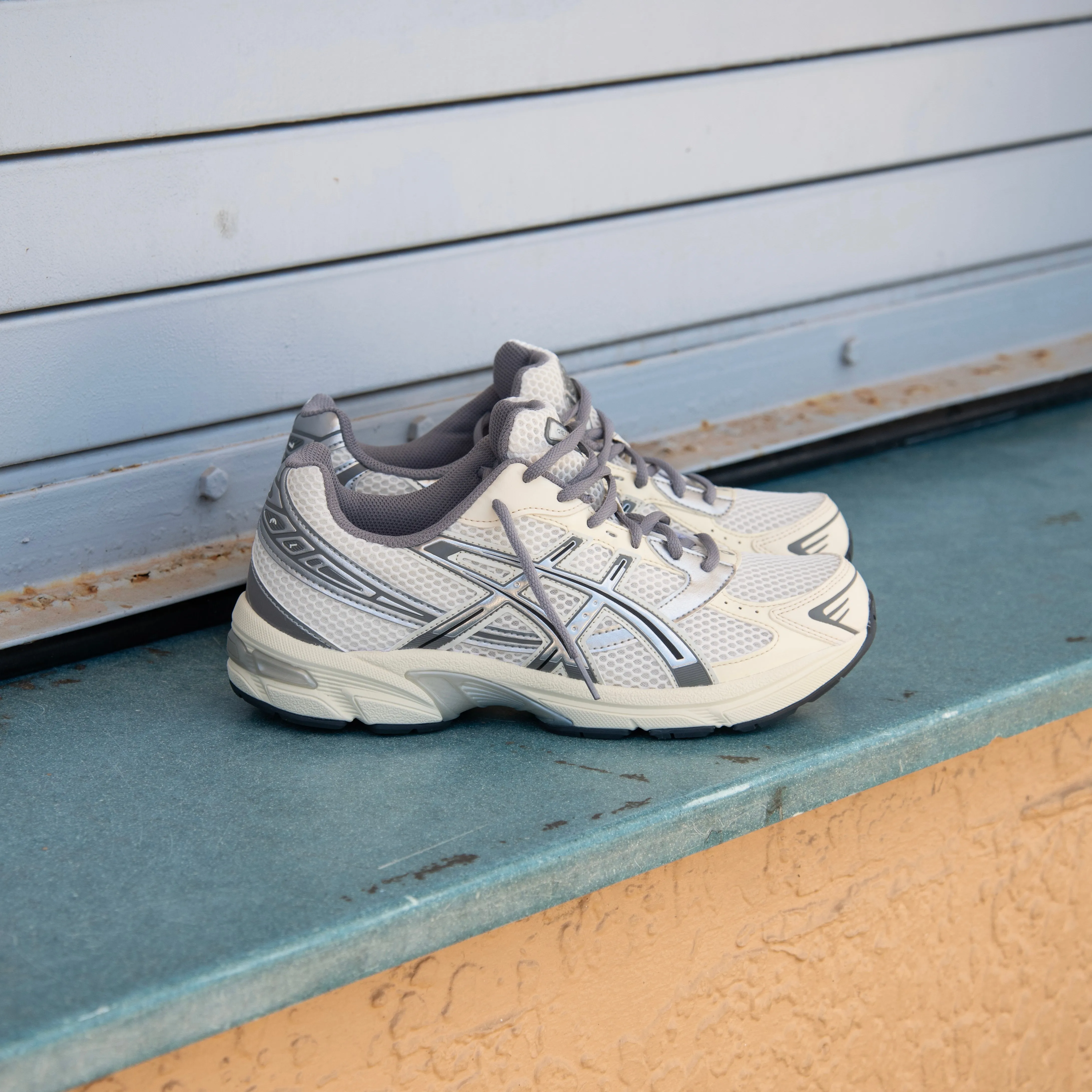 Mens Asics Gel-1130 (Cream/Clay Grey) Asics Shoes