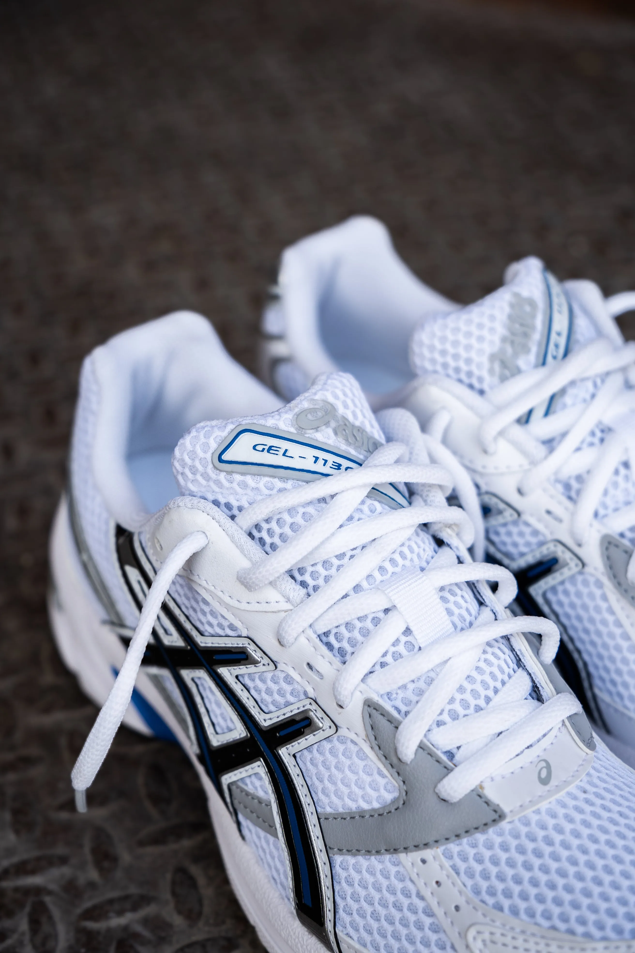 Mens Asics Gel-1130 (White/Tuna Blue) Asics Shoes