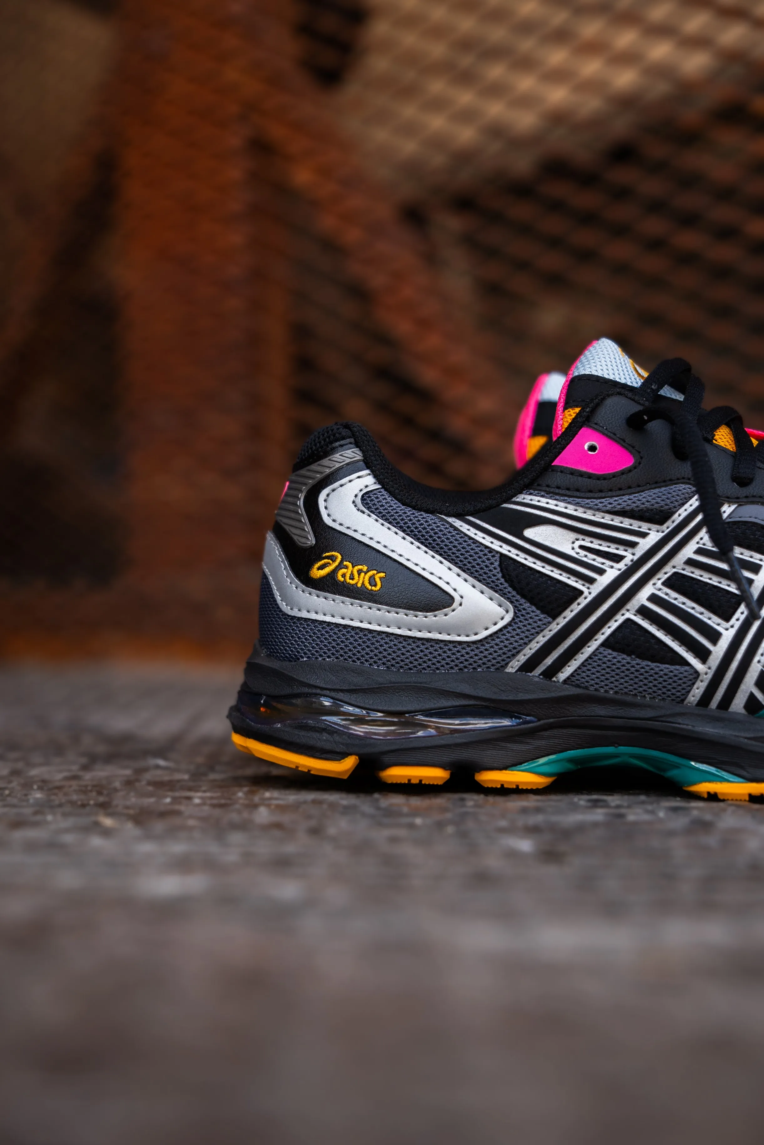 Mens Asics Gel K-1011 (Black/Pure Silver) Asics Shoes