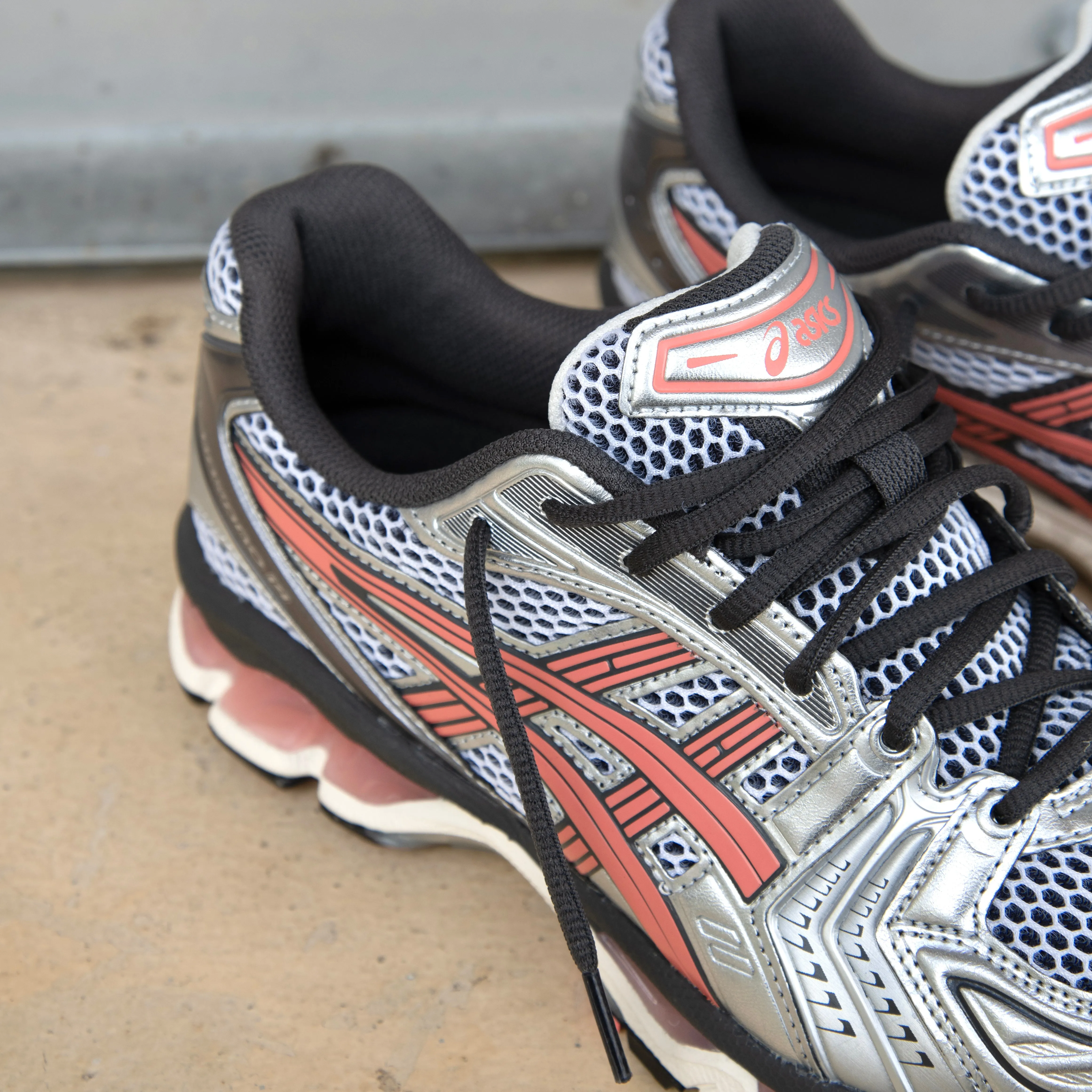 Mens Asics Gel-Kayano 14 (White/Papaya) Asics Shoes