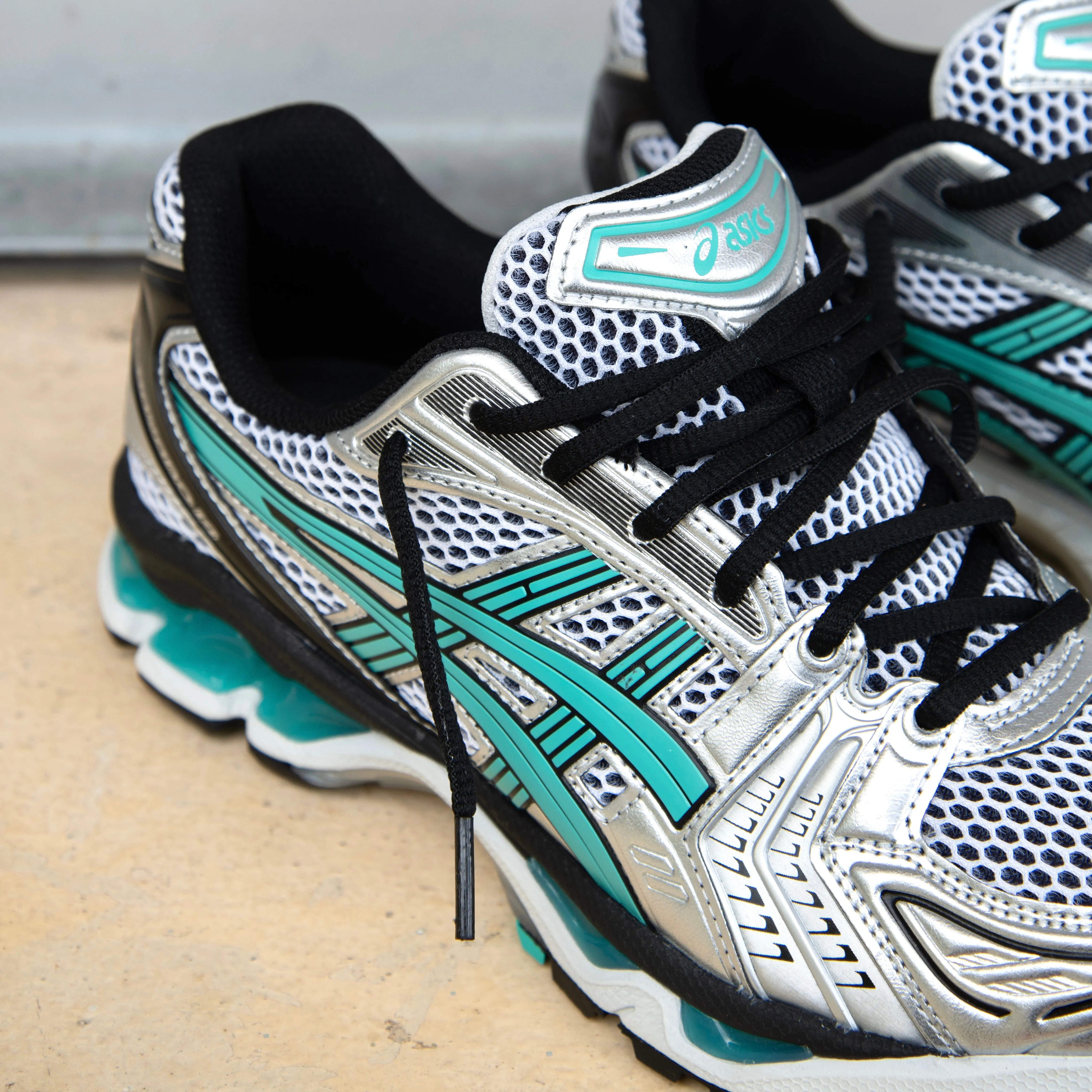 Mens Asics Gel-Kayano 14 (White/Waterfall)