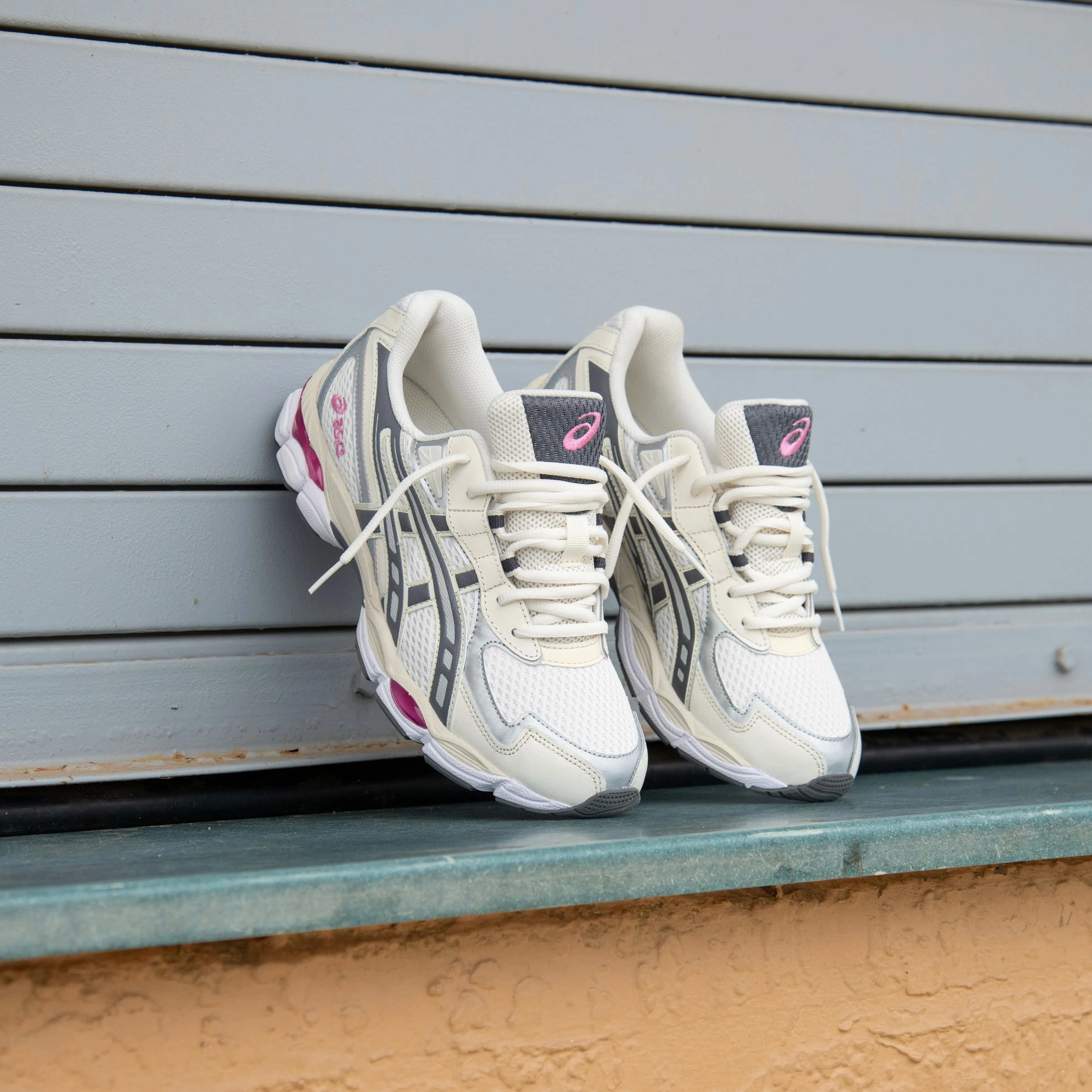 Mens Asics Gel-NYC 2055 (Cream/Carbon) Asics Shoes