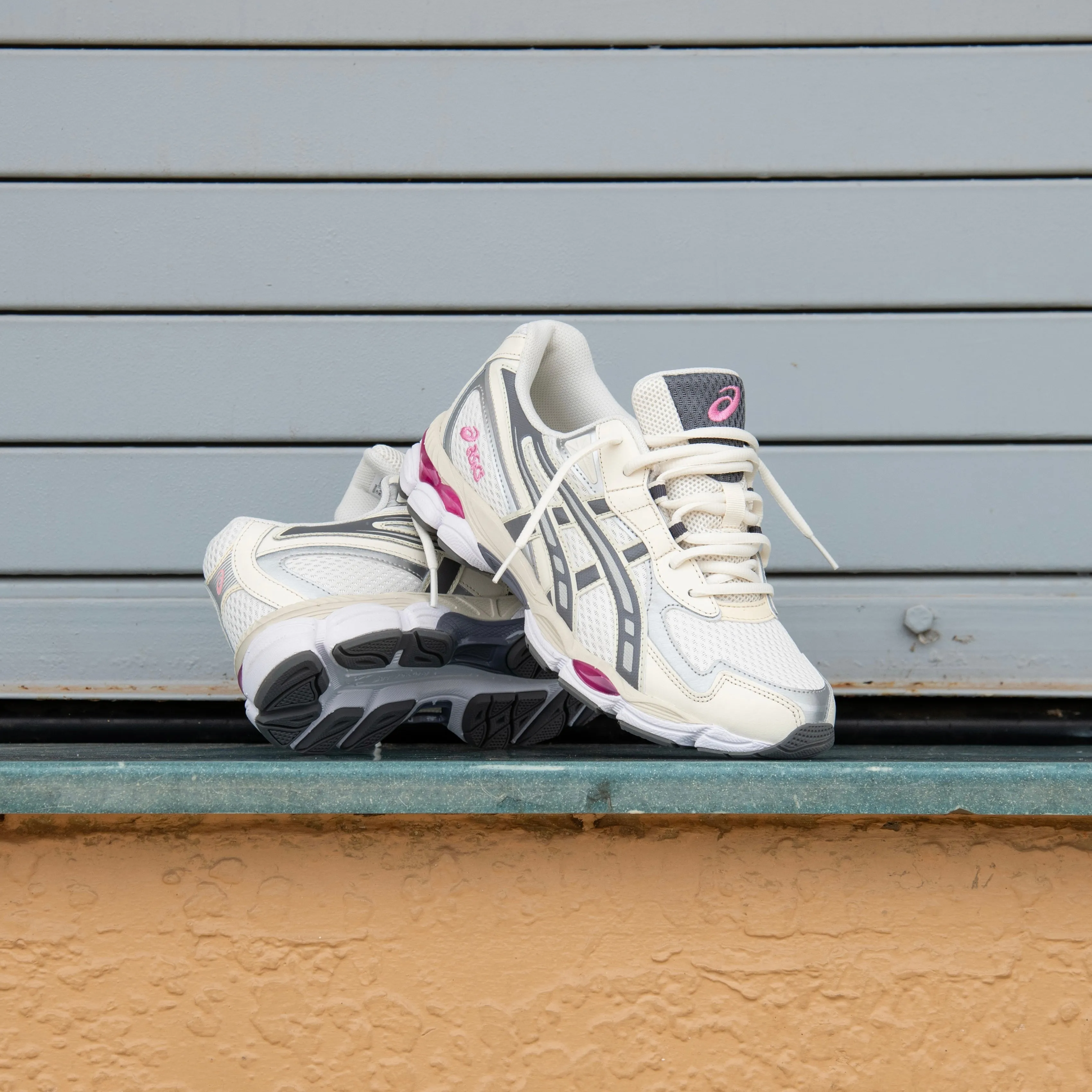 Mens Asics Gel-NYC 2055 (Cream/Carbon) Asics Shoes