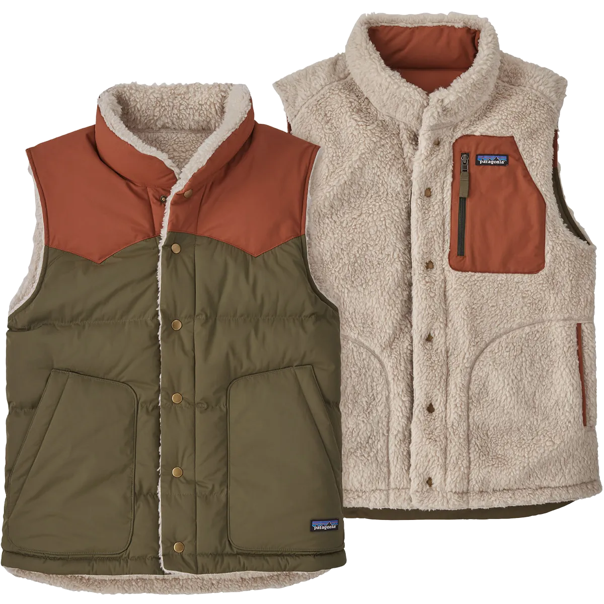 Men's Reversible Bivy Down Vest Patagonia Clothing