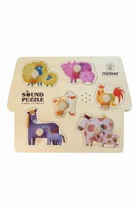 Mideer Sound Puzzle Farm Animals O/S