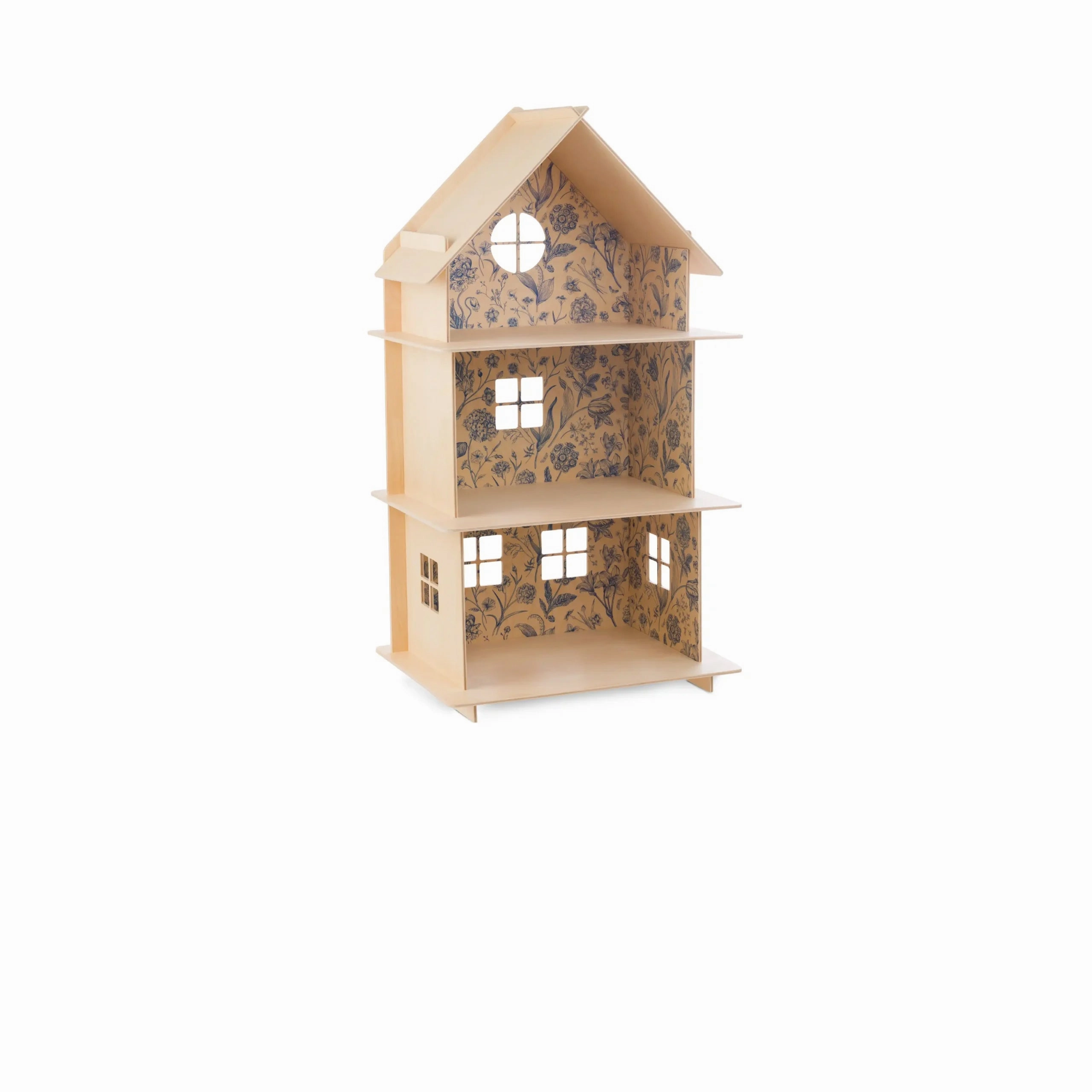 Milin Wooden Dollhouse  Vintage Flower