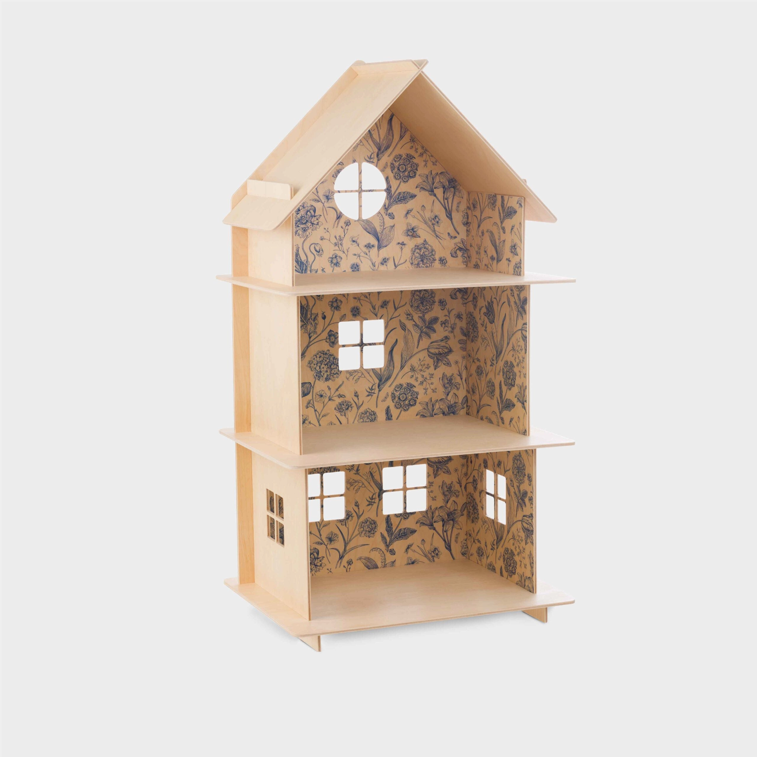 Milin Wooden Dollhouse  Vintage Flower
