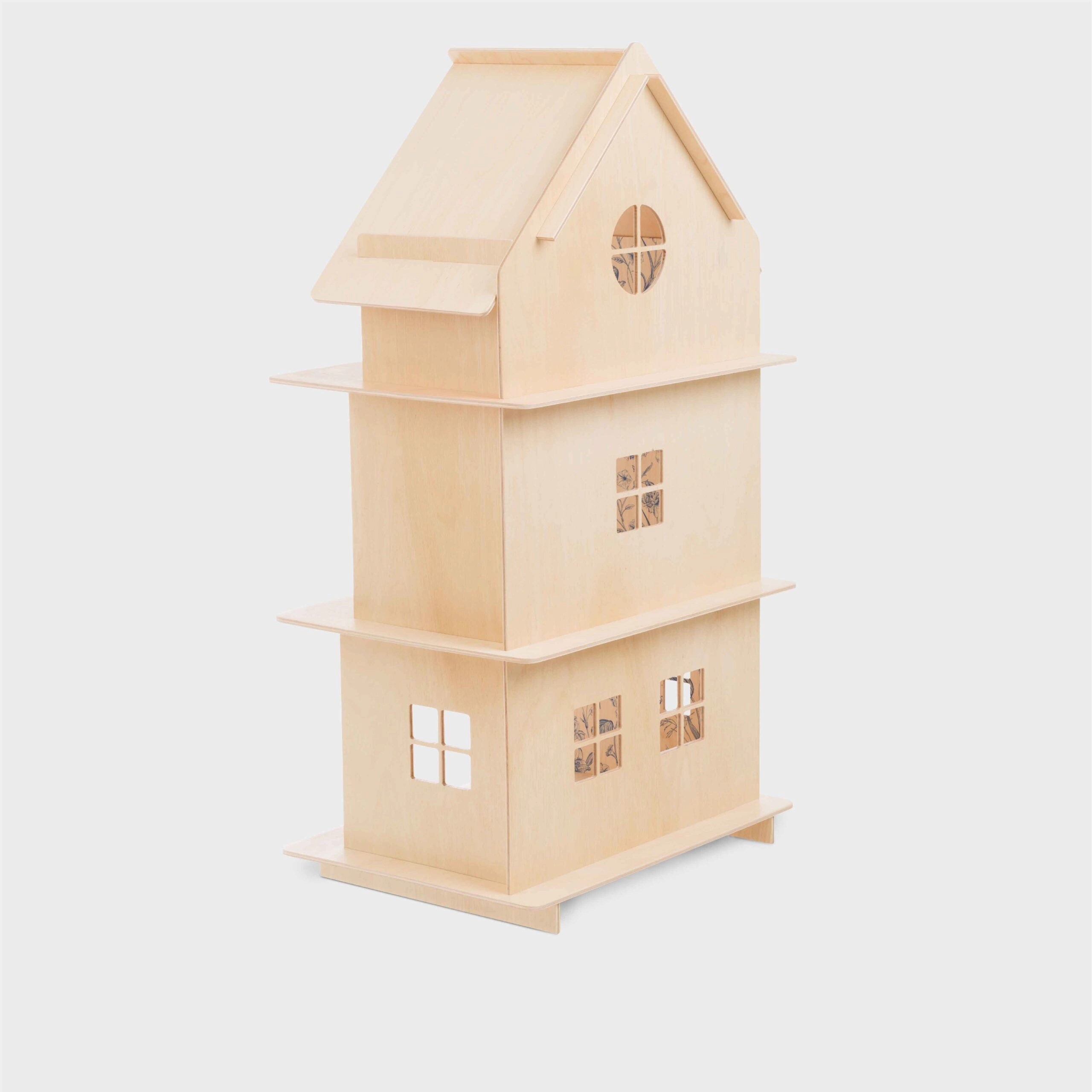 Milin Wooden Dollhouse  Vintage Flower