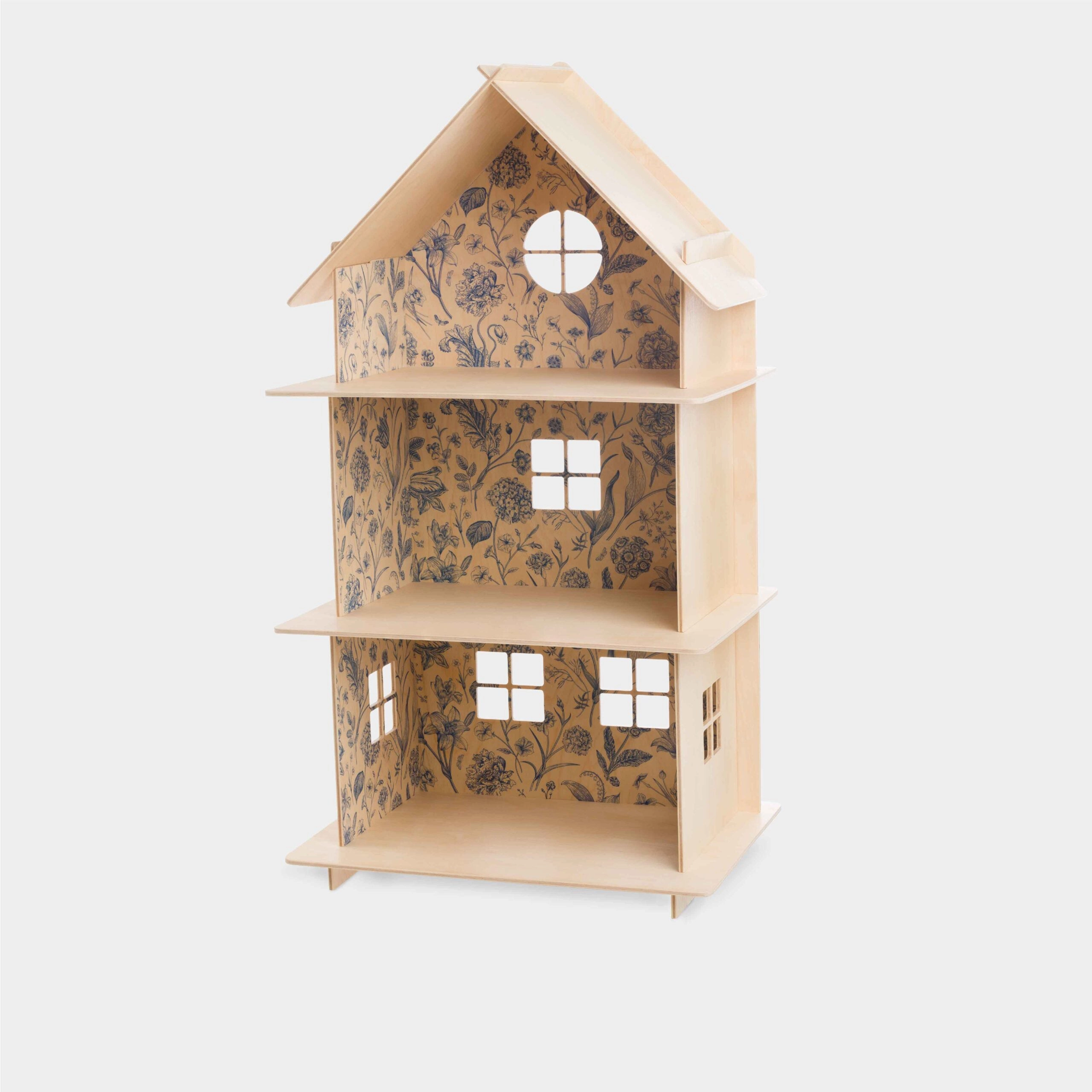Milin Wooden Dollhouse  Vintage Flower