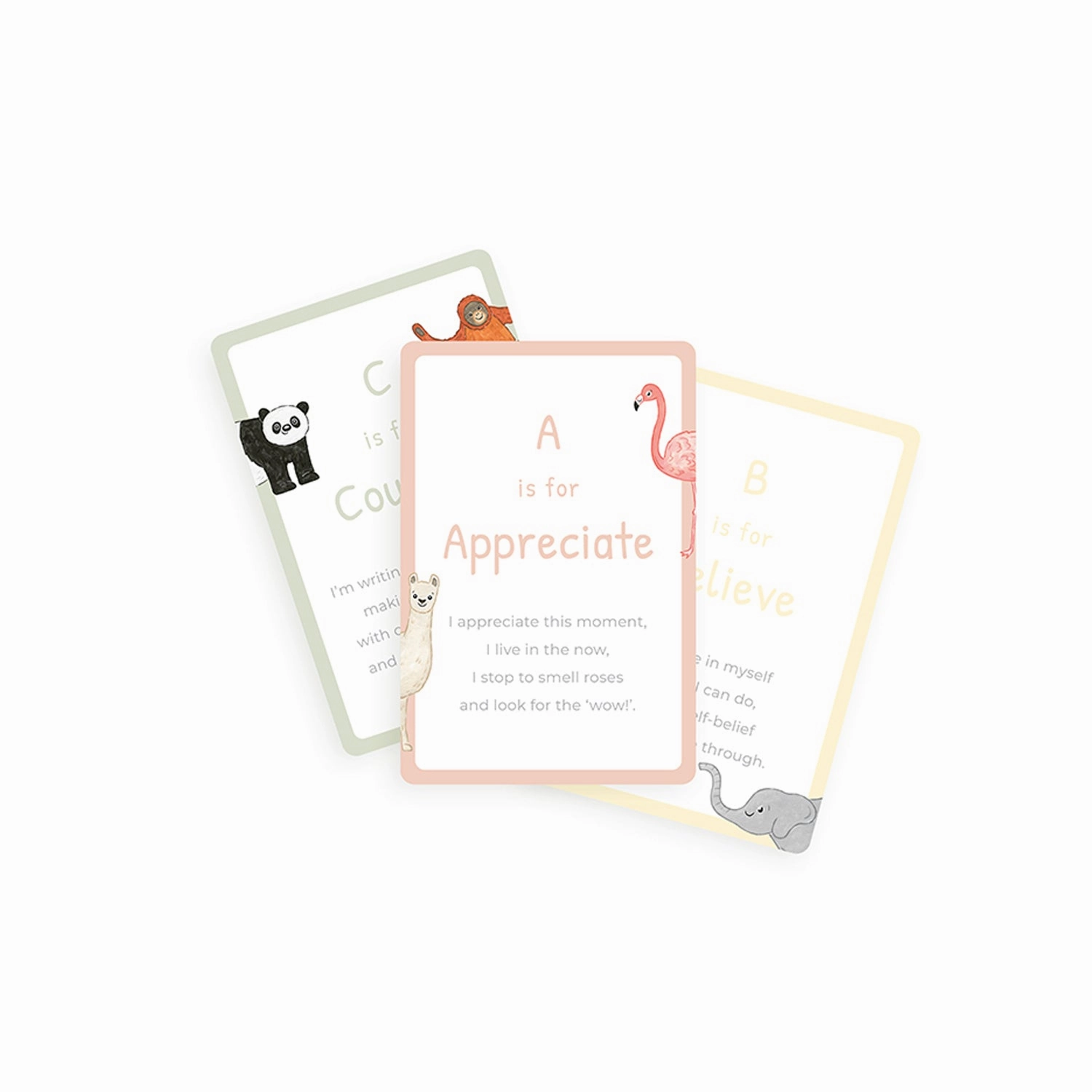 Mindful & Co Kids A-Z Mindful Affirmation Cards