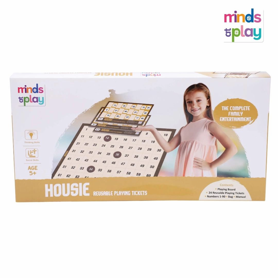 Minds At Play Housie Game Board Set For kids