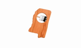 Mississippi Wooden Baby Rattle