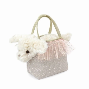 Mon Ami Sugar Maltese Puppy Plush Toy and Purse Set