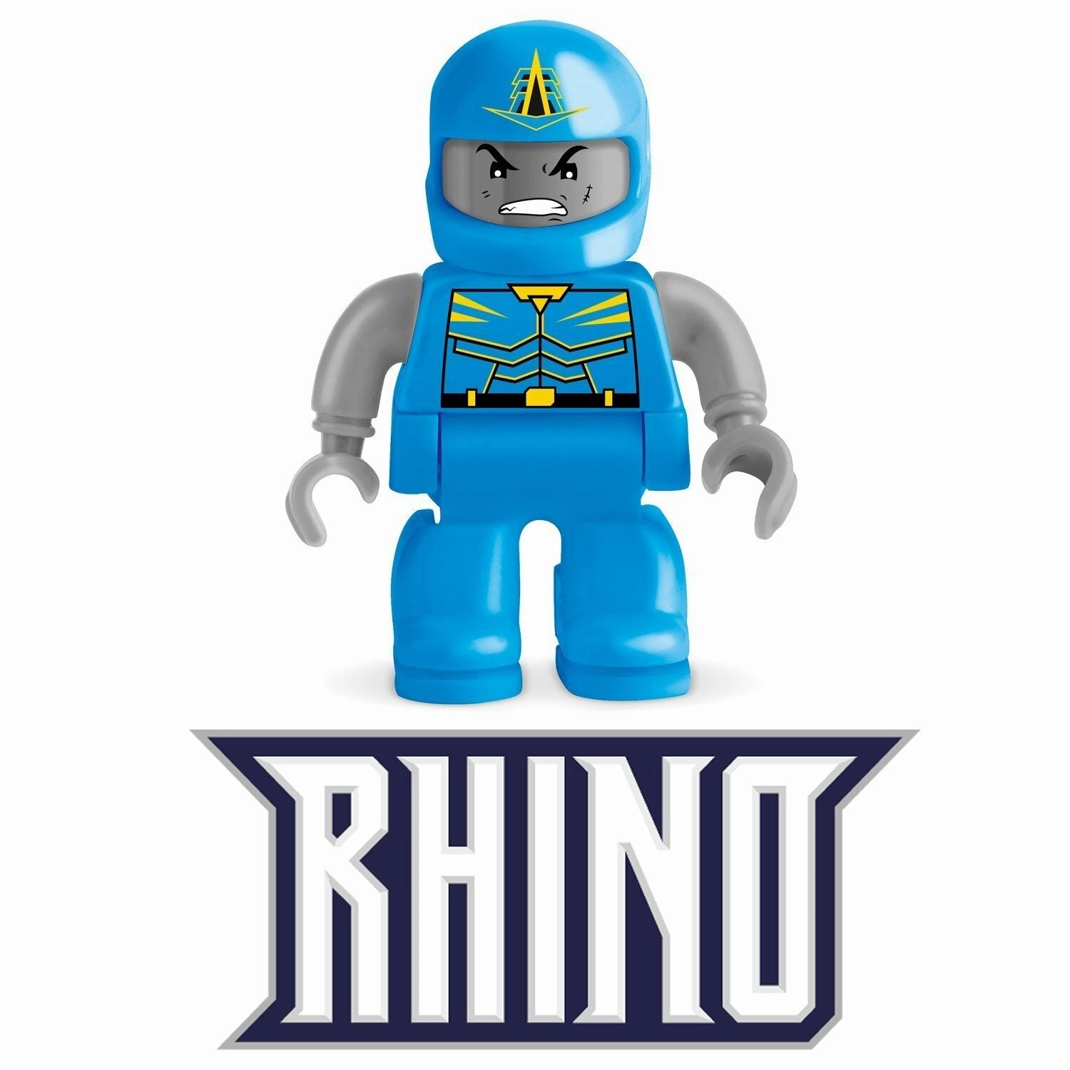 Monster Smash Ups Rhino - Blue