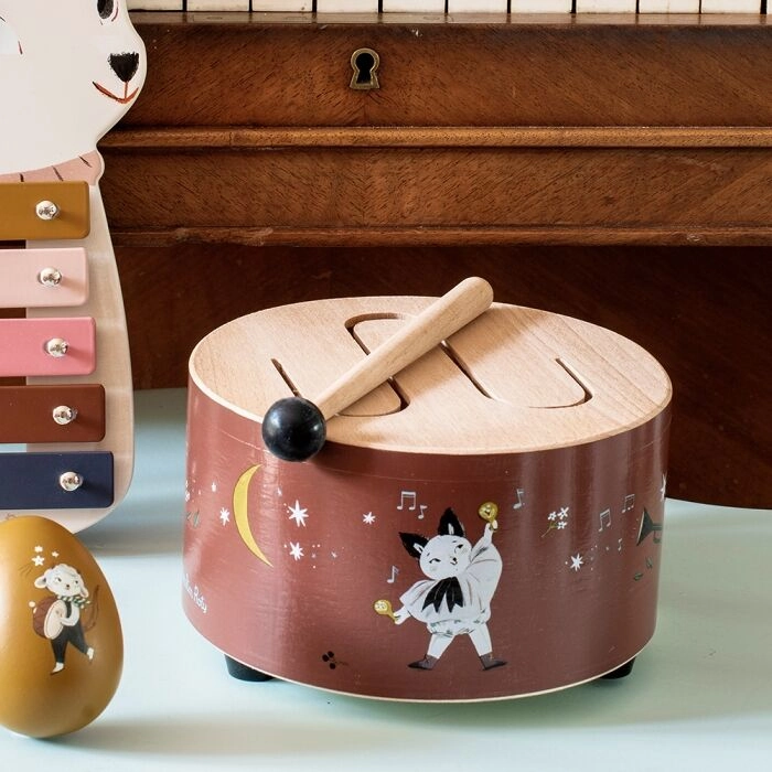 Moulin Roty Apres La Pluie Wooden Drum