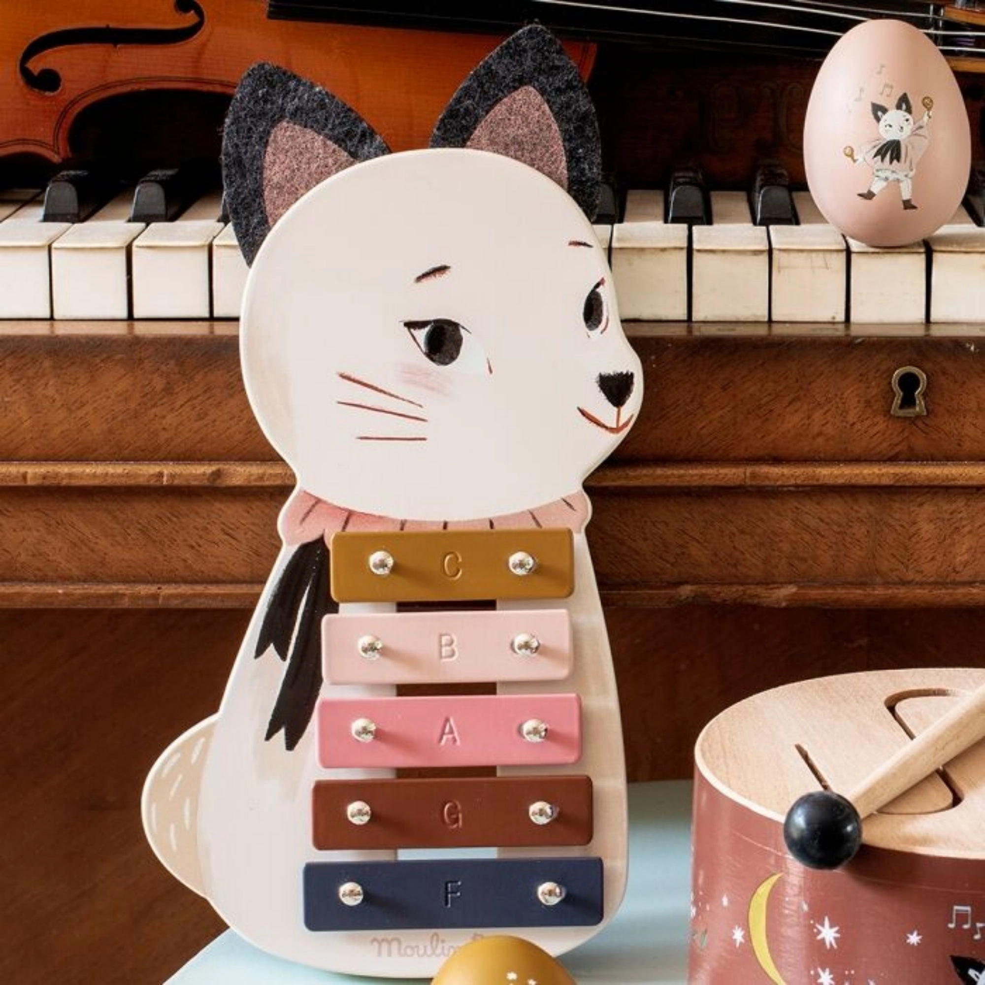 Moulin Roty Apres La Pluie Wooden Xylophone