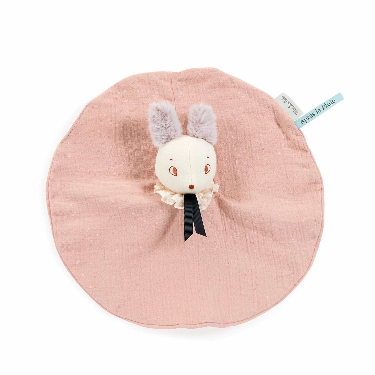 Moulin Roty Aprs La Pluie Brume The Mouse Pink Muslin Comforter