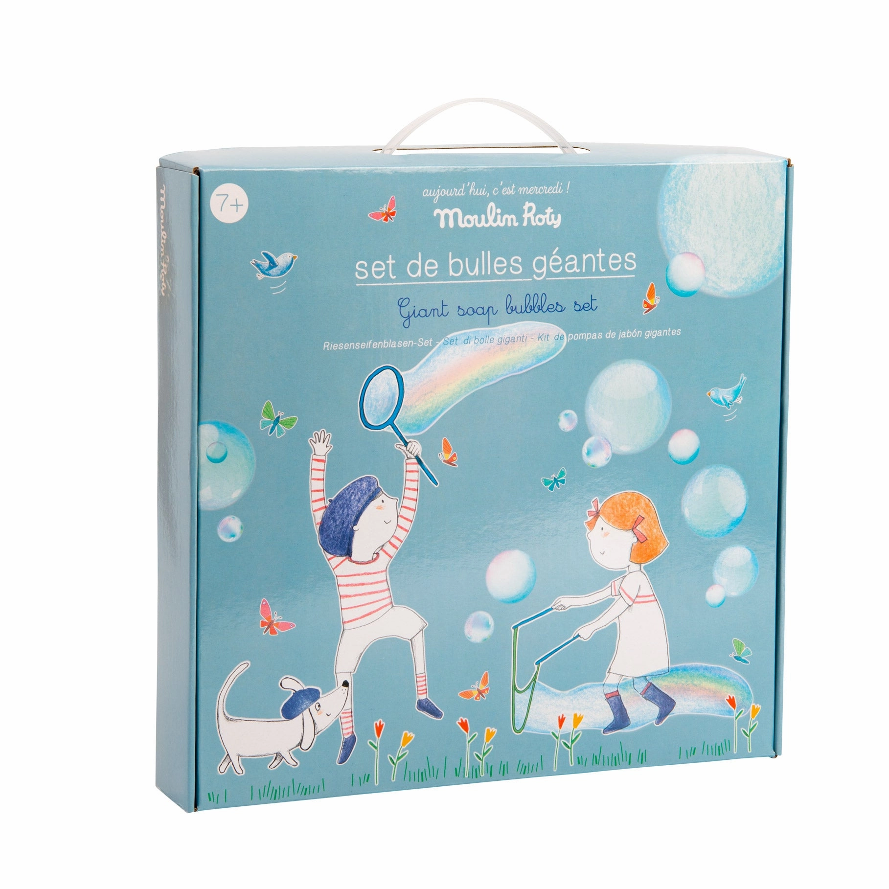 Moulin Roty Aujourd'hui C'est Mercredi Giant Soap Bubbles Set