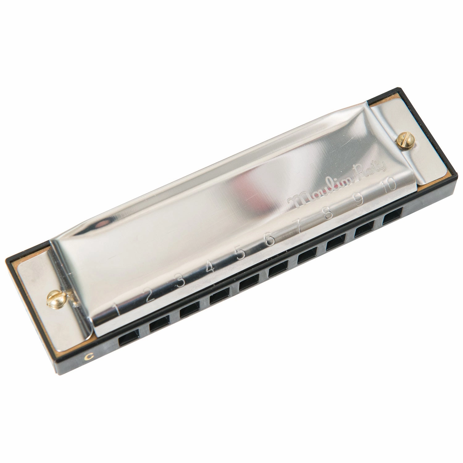 Moulin Roty Aujourd'hui C'est Mercredi Metal Harmonica in Gift Box Packed