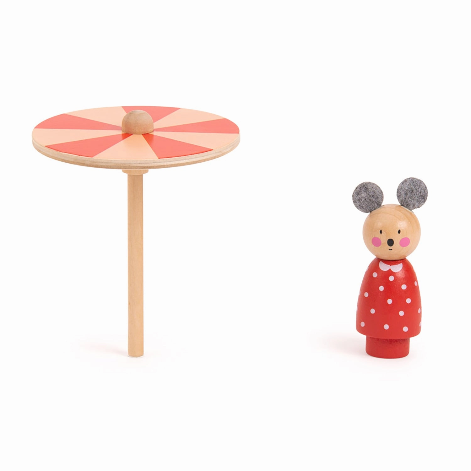 Moulin Roty La Grande Famille Wood Ice Cream Delivery Tricycle