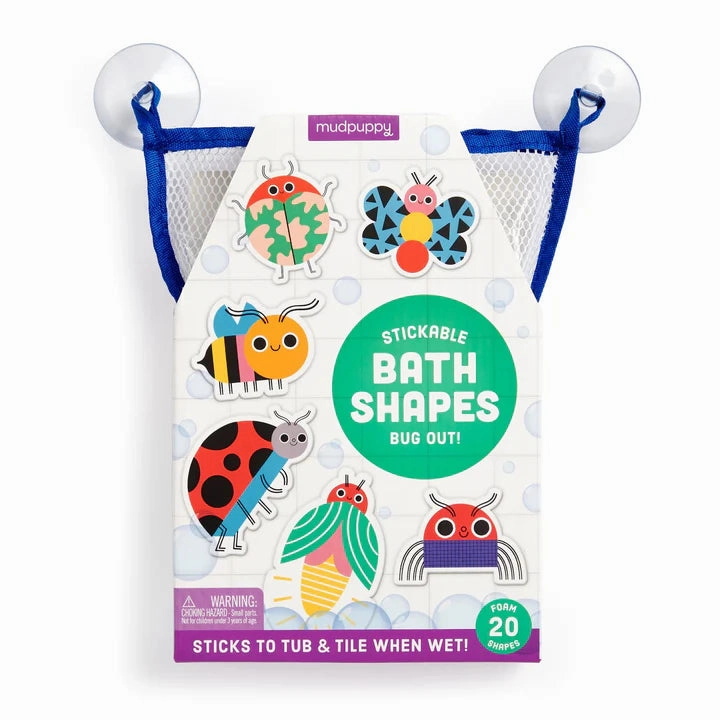 Mudpuppy Stickable Bath Shapes Bug Out!