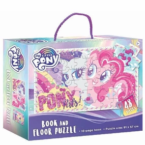 My Little Pony Book and Floor Puzzle