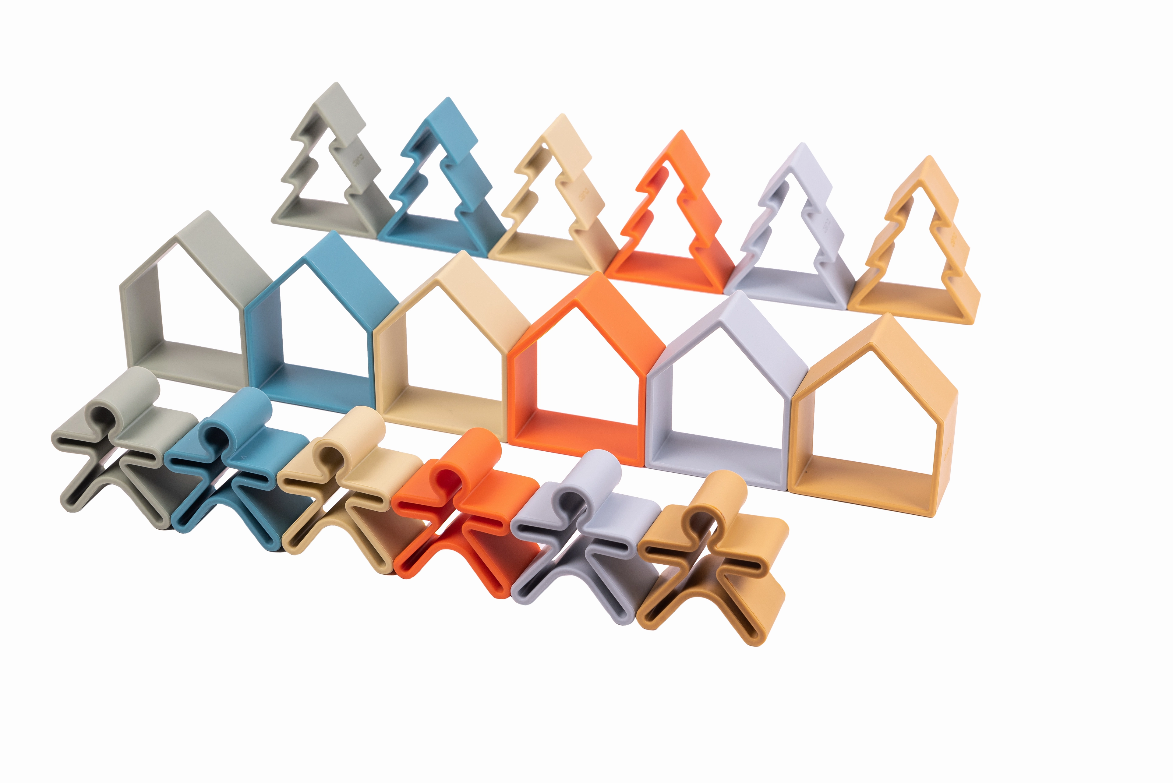 Nature Kids, Houses & Trees 6 Pack