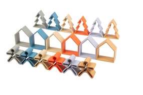 Nature Kids, Houses & Trees 6 Pack