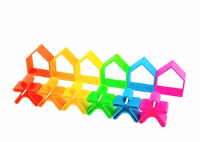 Neon Kids & Houses 6 Pack