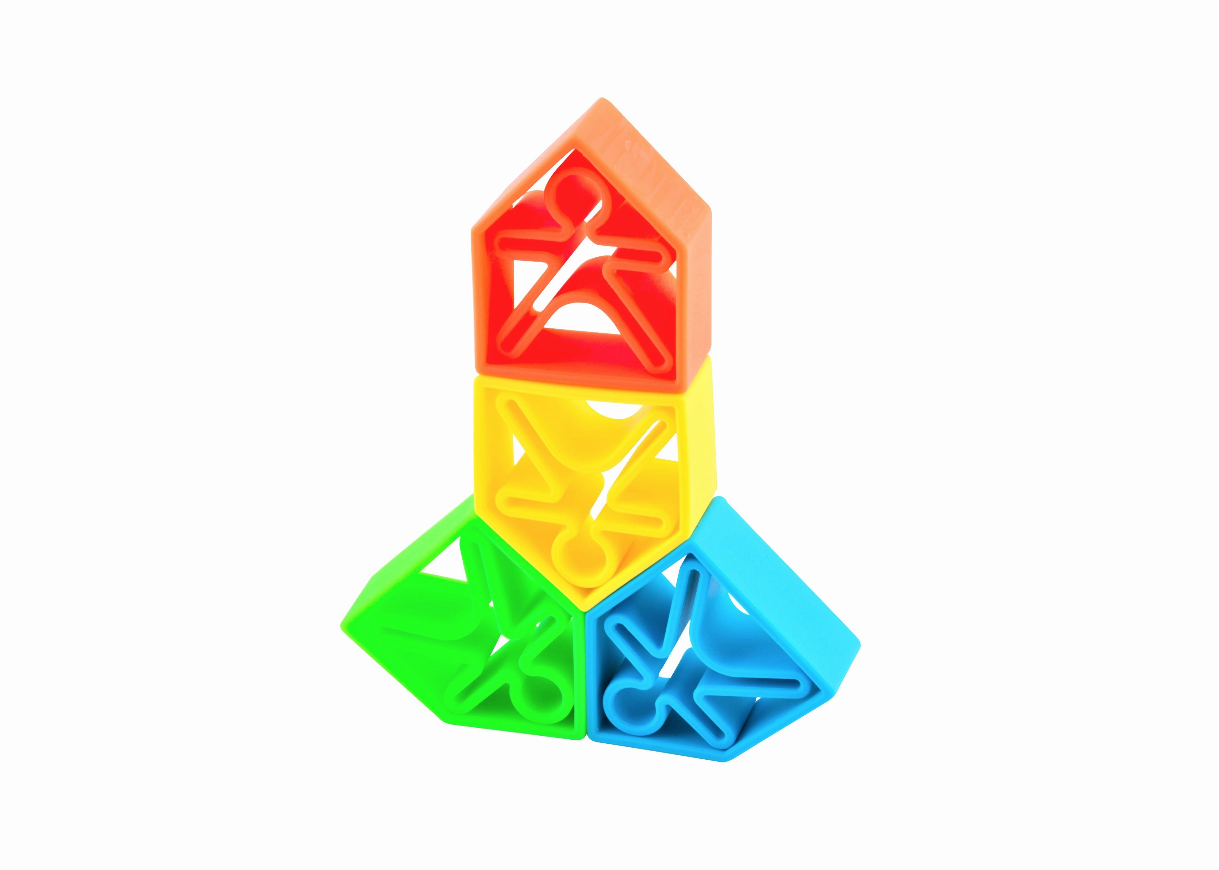 Neon Kids & Houses 6 Pack