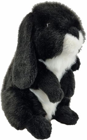 Nibbles Black Rabbit Plush Antics