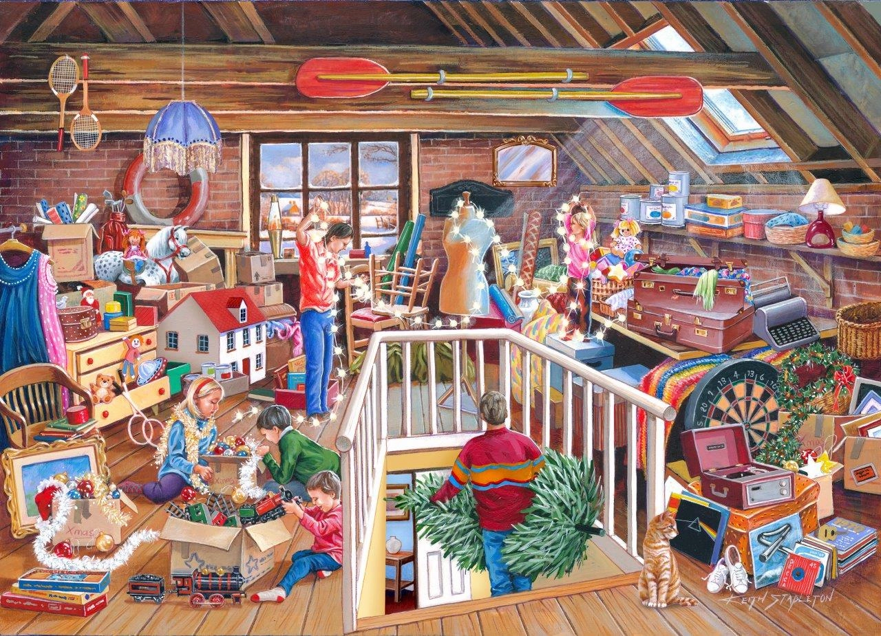 No.22 - Hunt The Baubles - 1000 Piece Jigsaw Puzzle