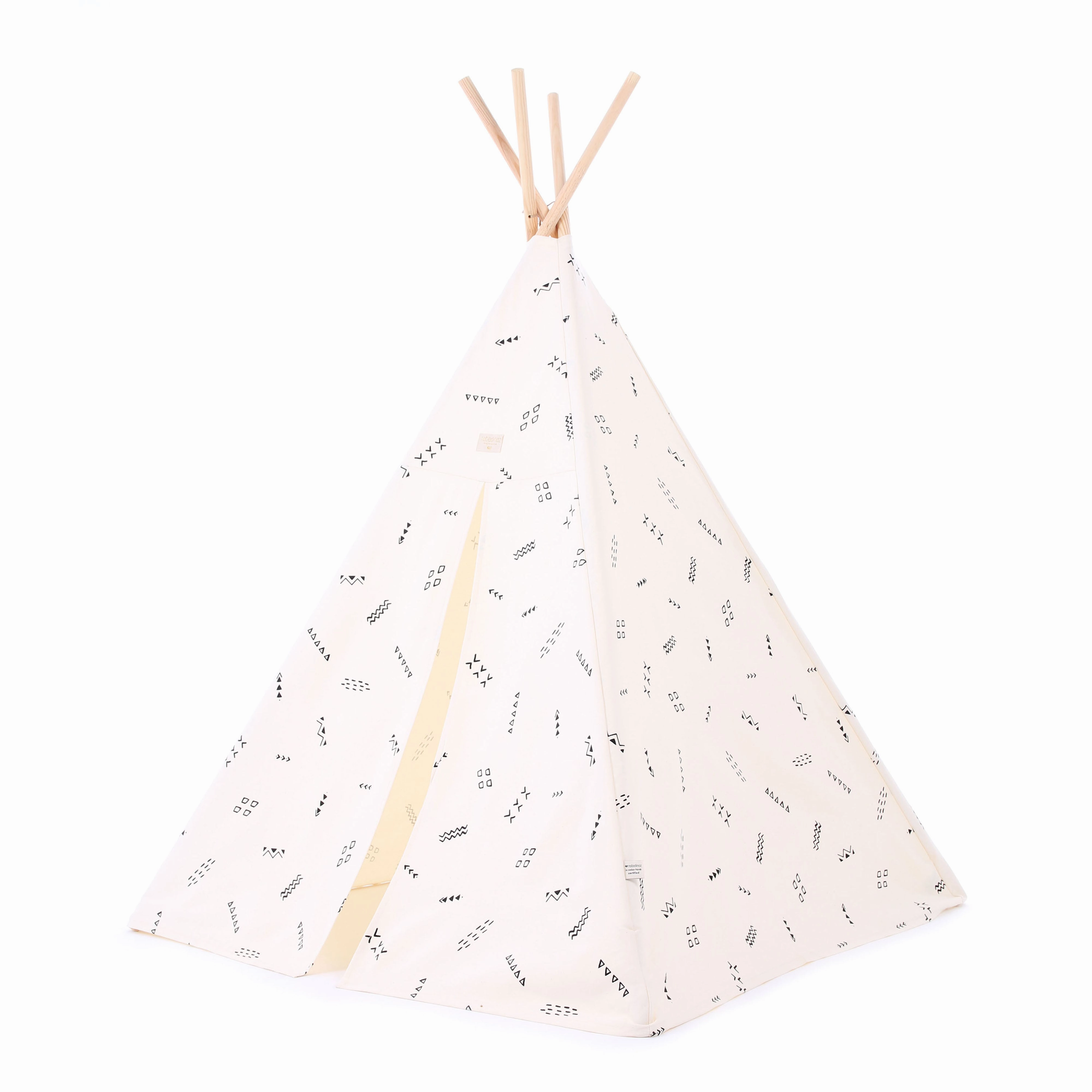 nobodinoz Teepee Black Secrets/Natural