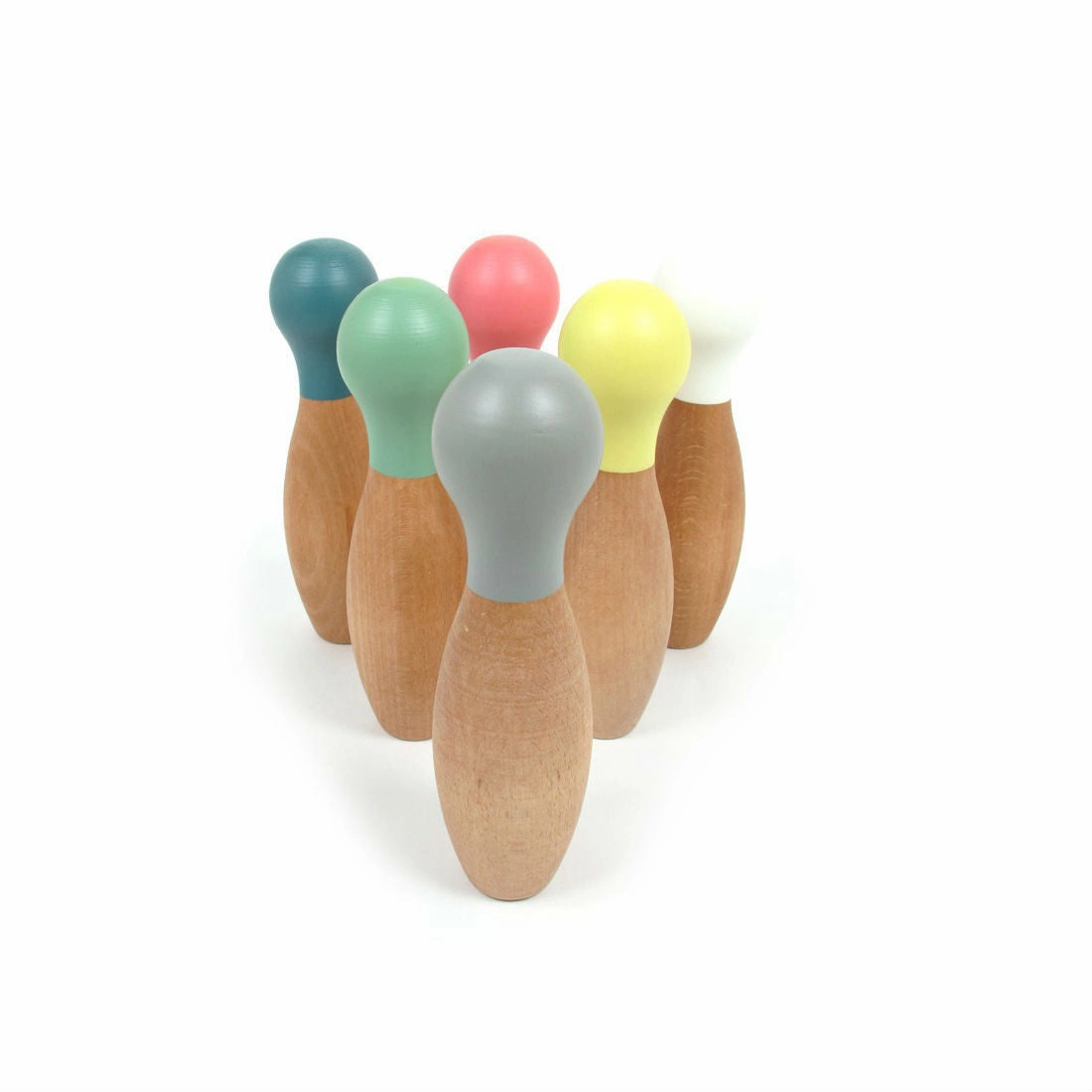 Nobodinoz Wooden Bowling Set