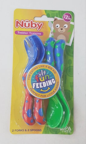 Nuby toddler Training Cutlery Set