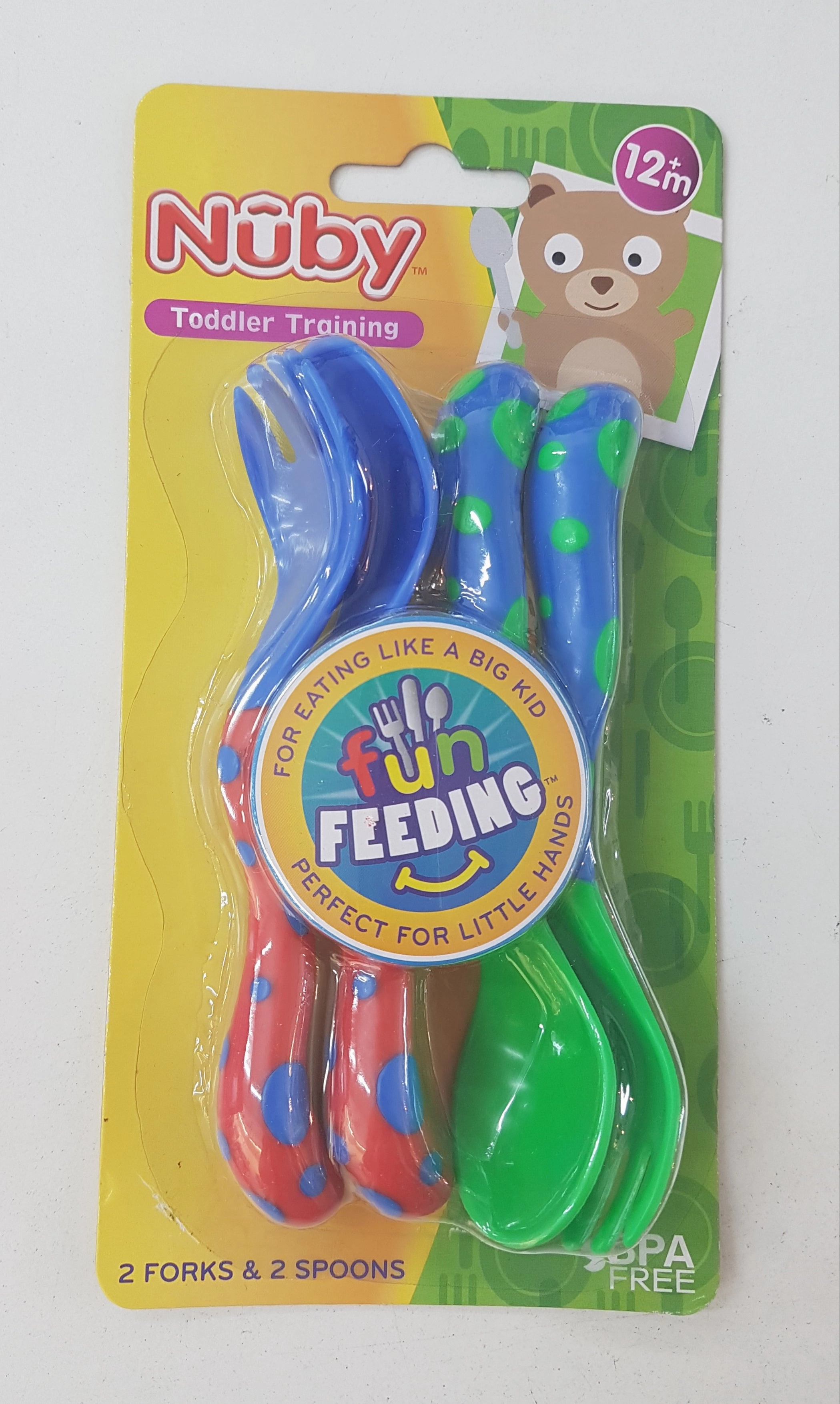 Nuby toddler Training Cutlery Set