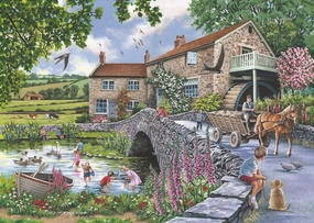 Old Mill - 1000 Piece Jigsaw Puzzle