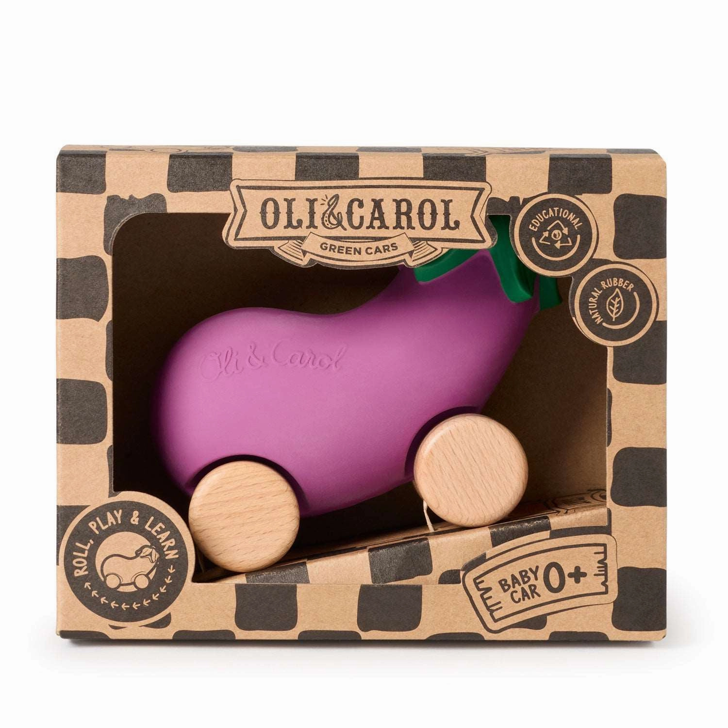 Oli & Carol Emma The Eggplant Car