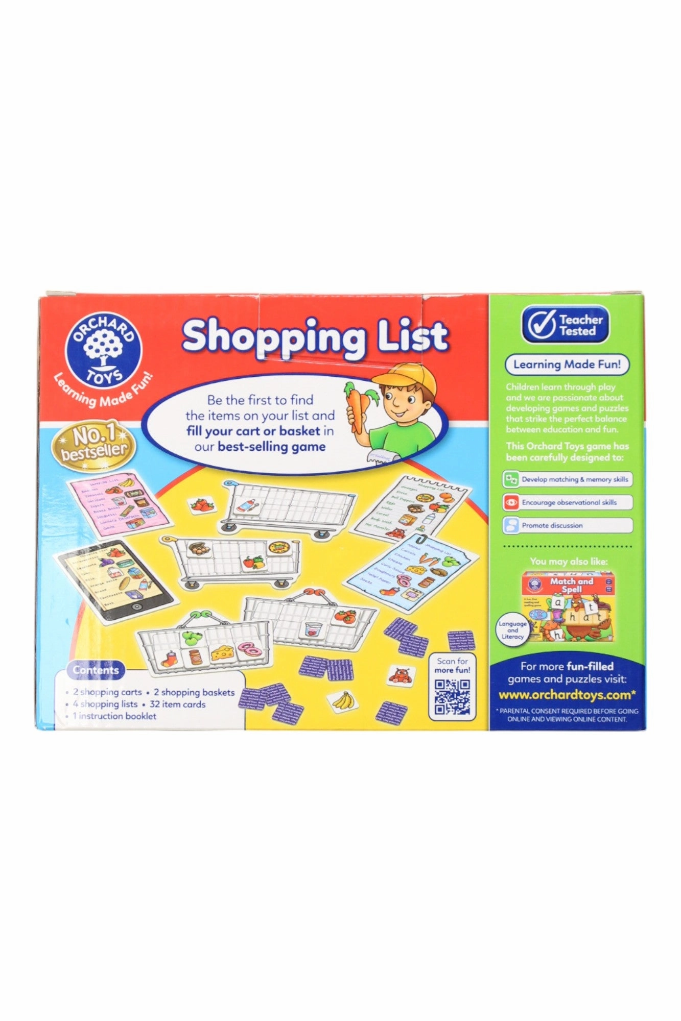 Orchard Toys Shopping List Game O/S