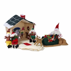 Oskar and Ellen Santa's Workshop