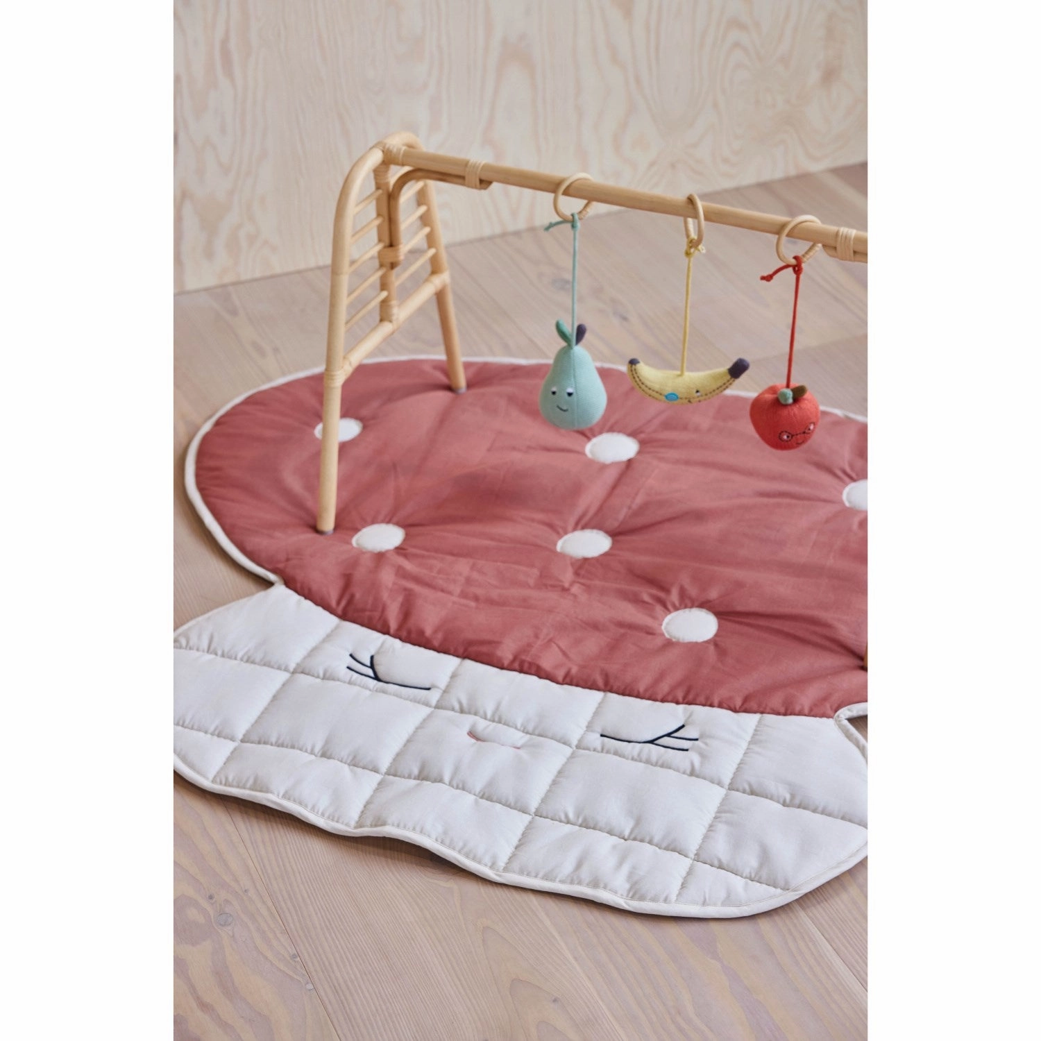 OYOY Yellow/Red/Green Yummy Play Gym Toy