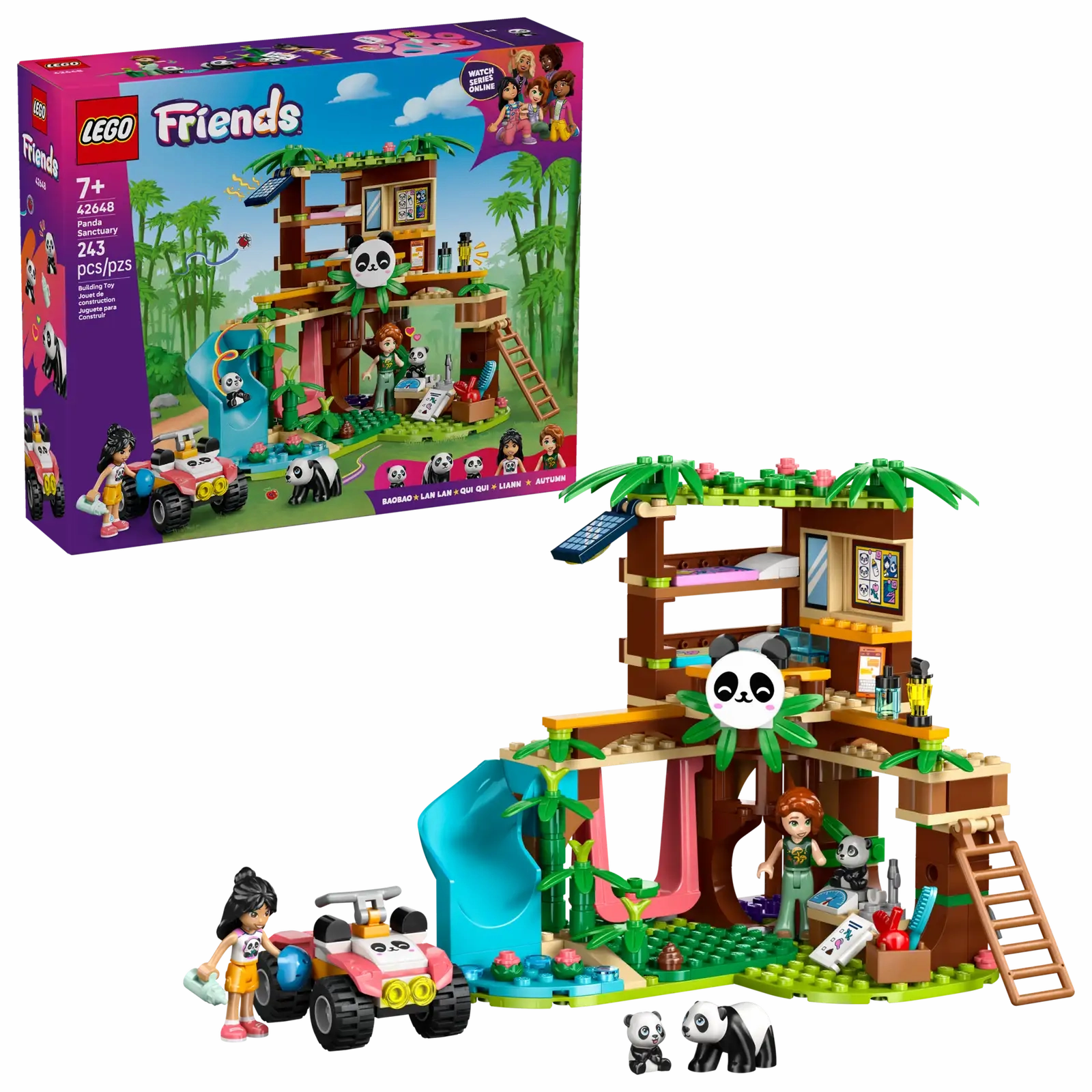 Panda Sanctuary Animal Care Lego 42648