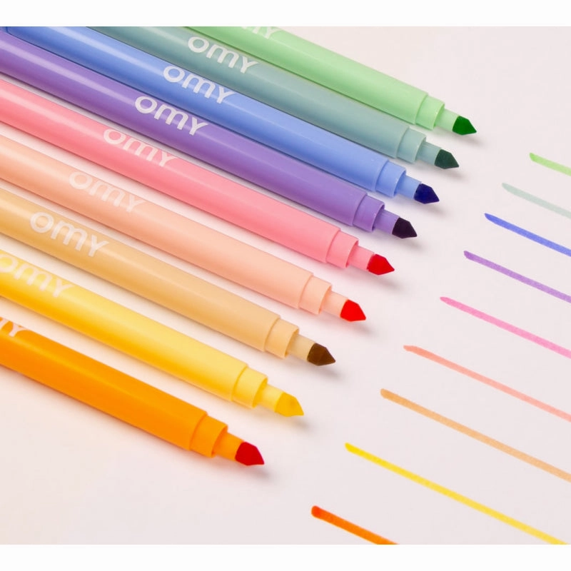 Pastel Markers - 9 Colours