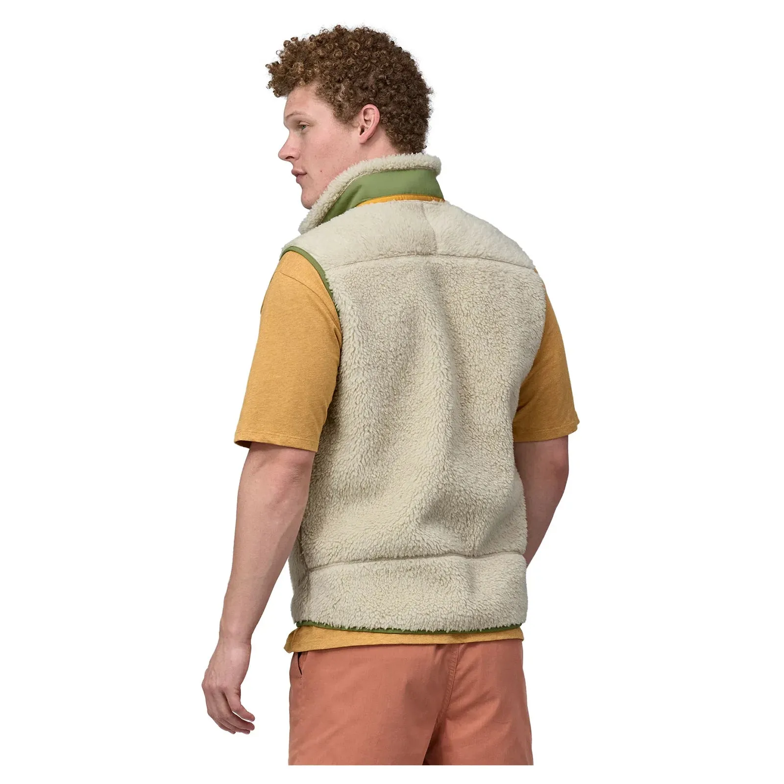 Patagonia Men's Classic Retro-X Fleece Vest - Dark Natural w/Buckhorn Green Patagonia Clothing
