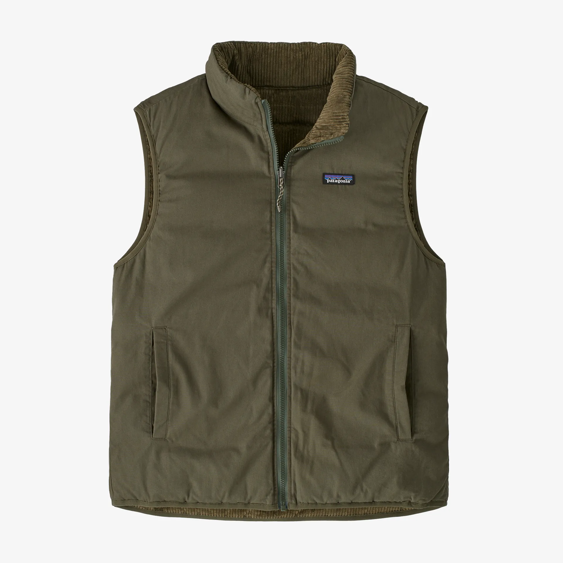 Patagonia Mens Jackets & Vests Reversible Cotton Down Vest