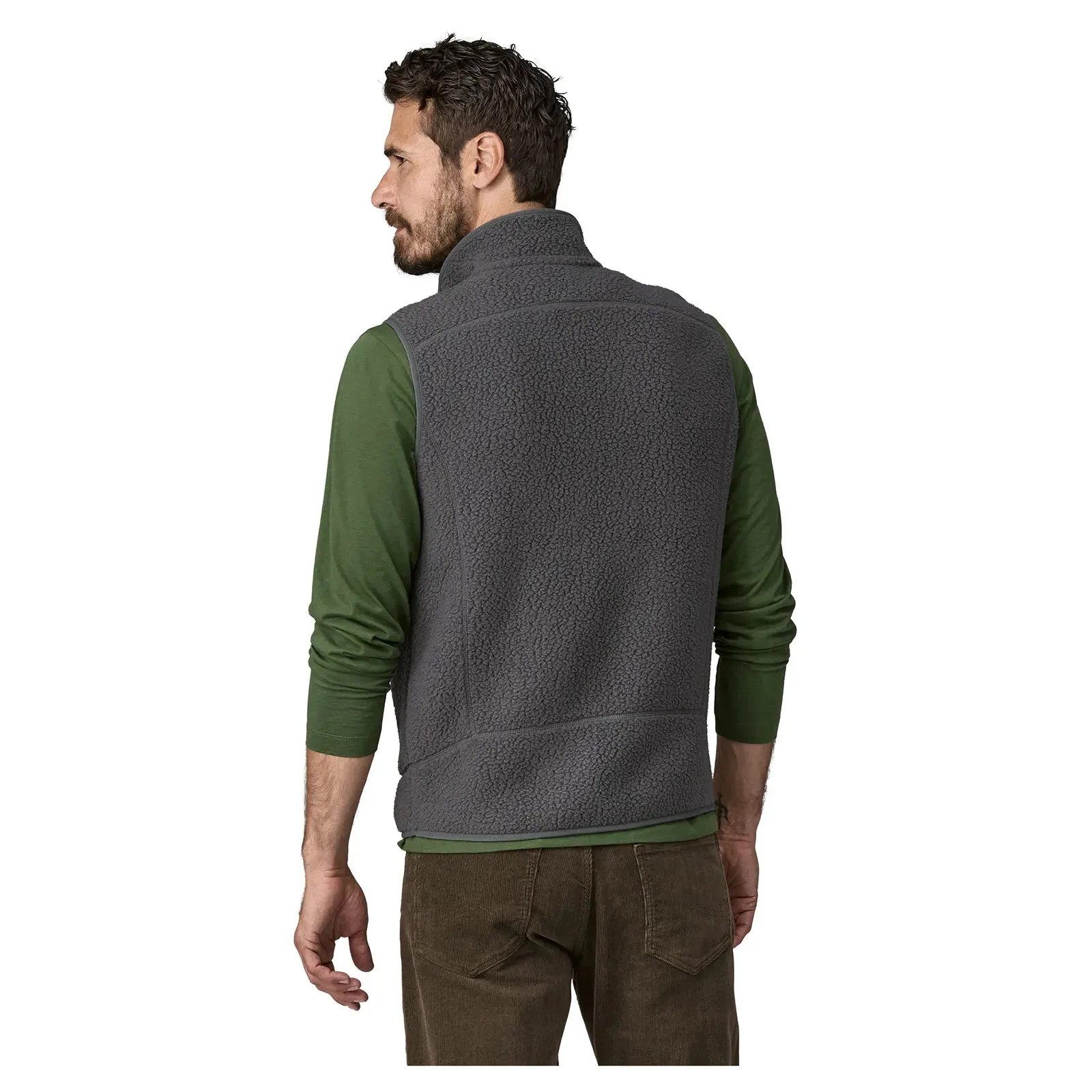Patagonia Men's Retro Pile Fleece Vest - Forge Grey Patagonia Clothing