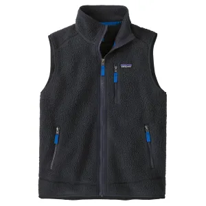 Patagonia Men's Retro Pile Fleece Vest - Pitch Blue w/Endless Blue Patagonia Clothing