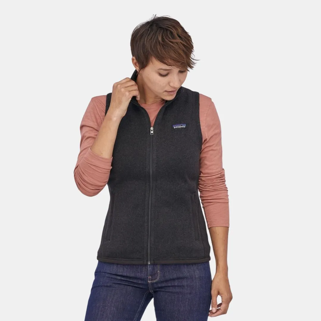 Patagonia Women's Better Sweater Fleece Vest Black Patagonia Clothing