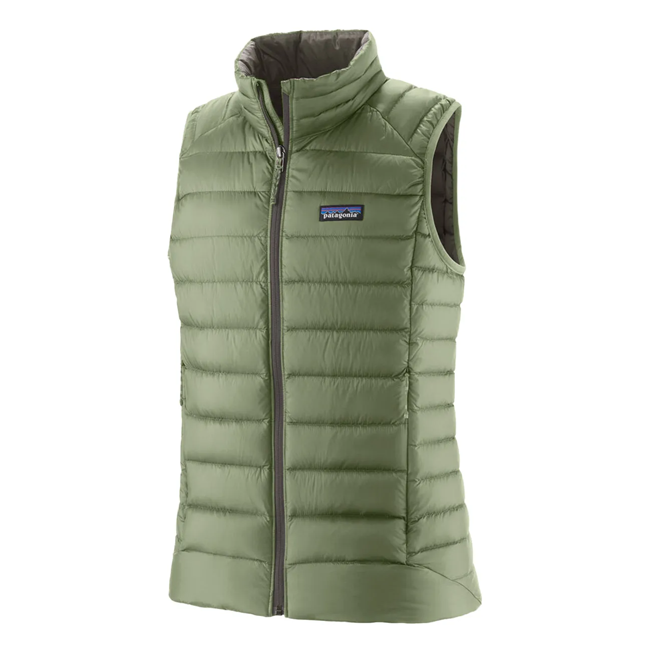 Patagonia Womens Down Sweater Vest Terrain Green Patagonia Clothing