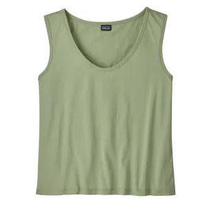 Patagonia Womens Regenerative Organic Certified Cotton Tank Salvia Green Patagonia Clothing